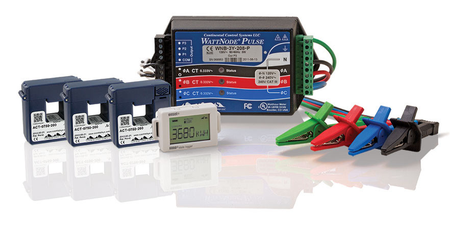 kWh Monitoring Kit – UX90 Data Logger & WattNode Sensors - KIT UX90 KWH