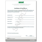 Compliance Certificate - COMPLIANCE CERT